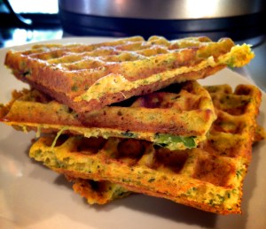 Savory Breakfast Waffles